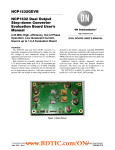 NCP1532GEVB NCP1532 Dual Output Step-down Converter Evaluation Board User's
