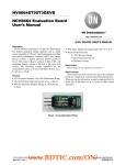 NV8664ST50T3GEVB NCV8664 Evaluation Board User's Manual •