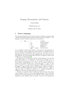 Lecture 11 Notes