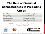 The Role of Financial Connectedness in Predicting Crises