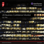 UK Business Confidence Monitor Q2 2016 BUSINESS WITH CONFIDENCE icaew.com/bcm