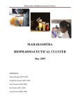 MAHARASHTRA BIOPHARMACEUTICAL CLUSTER May 2009