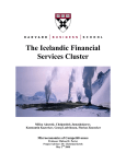 The Icelandic Financial Services Cluster  Microeconomics of Competitiveness