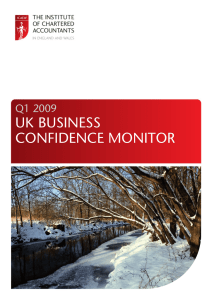 UK BUSINESS CONFIDENCE MONITOR Q1 2009