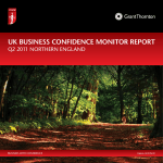 UK BUSINESS CONFIDENCE MONITOR REPORT Q2 2011 NORTHERN ENGLAND BUSINESS WITH cONfIDENcE icaew.com/bcm