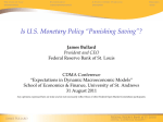 Is U.S. Monetary Policy “Punishing Saving”?