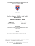 Sacrifice Ratio or Welfare Gain Ratio? Disinflation in a DGSE monetary model C