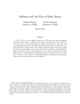 Inflation and the Price of Real Assets ∗ Monika Piazzesi Martin Schneider