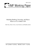 Modeling Banking, Sovereign, and Macro Risk in a CCA Global VAR 218 WP/13/