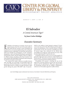 E El Salvador Executive Summary A Central American Tiger?