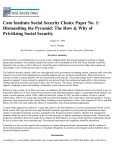 Cato Institute Social Security Choice Paper No. 1: Privitizing Social Security