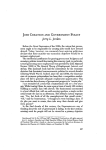 L. Jerry Jordan JOBS CREATION AND GOVERNMENT POLICY