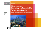 Singapore: Turning vulnerability into opportunity Session: Emerging clusters in the urban economy