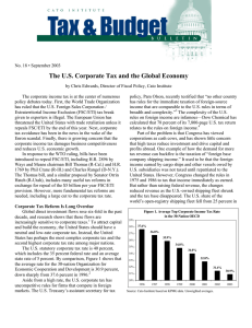 The U.S. Corporate Tax and the Global Economy