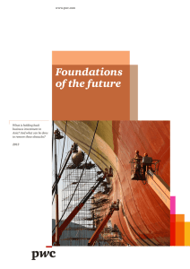 Foundations of the future What is holding back business investment in