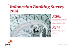 Indonesian Banking Survey  32% 2014