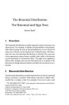 Binomial distribution: binomial and sign tests.