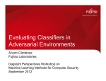 Evaluating Classifiers in Adversarial Environments: A Case Example with Smart Grid Data. (pdf)