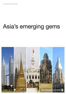 Asia’s emerging gems pwC Investment brief