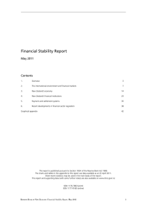 Financial Stability Report May 2011 Contents