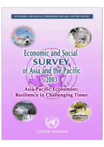 UNITED NATIONS ECONOMIC AND SOCIAL COMMISSION FOR ASIA AND THE PACIFIC