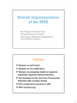 Review Implementation of the RPES Outline