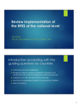 Review implementation of the RPES at the national level