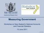 Measuring Government Workshop on New Zealand’s National Accounts and Financial Statistics