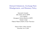 Demand Imbalances, Exchange-Rate Misalignments, and Monetary Policy