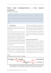 World  trade  interdependencies:  a  New ... perspective