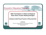 SMEs’ Participation in Global and Regional Value Chains: Greater Mekong Subregion