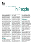 FDA-Testing Drugs in People 1995