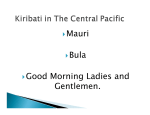 Mauri Bula Good Morning Ladies and Gentlemen.