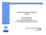 Handbook for Disaster Assessment 3 Edition Omar D. Bello, Ph.D.