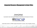 Integrated Resource Management in Asian Cities Lorenzo Santucci