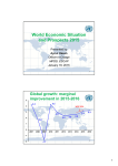 World Economic Situation and Prospects 2015 Global growth: marginal improvement in 2015-2016