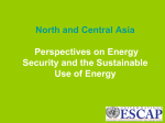 North and Central Asia  Perspectives on Energy Security and the Sustainable