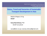 Regional Expert Group Meeting on Policy Options for Sustainable Transport Development 27‐29 November 2013, Incheon