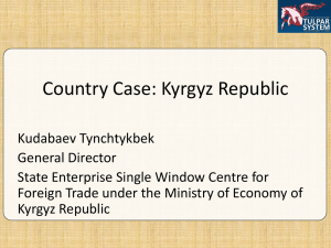 Country Case: Kyrgyz Republic