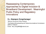 Reassessing Contemporary Approaches to Digital Inclusion &amp; Broadband Development : Meaningful