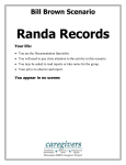 Randa Records, Documentation Specialist