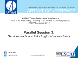 ARTNeT CONFERENCE Parallel Session 3: