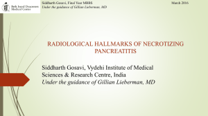 Radiological Hallmarks Of Necrotizing Pancreatitis