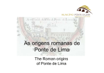 As origens Romanas de Ponte de Lima
