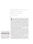 L Using Bank Supervisory Data to Improve Macroeconomic