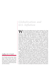 W Globalization and U.S. Inflation