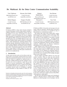 Dr. Multicast: Rx for Data Center Communication Scalability