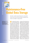 Maintenance-Free Global Data Storage