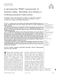 A retrospective TBNET assessment of linezolid safety, tolerability and efficacy in