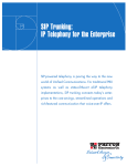 SIP Trunking - Whitepaper